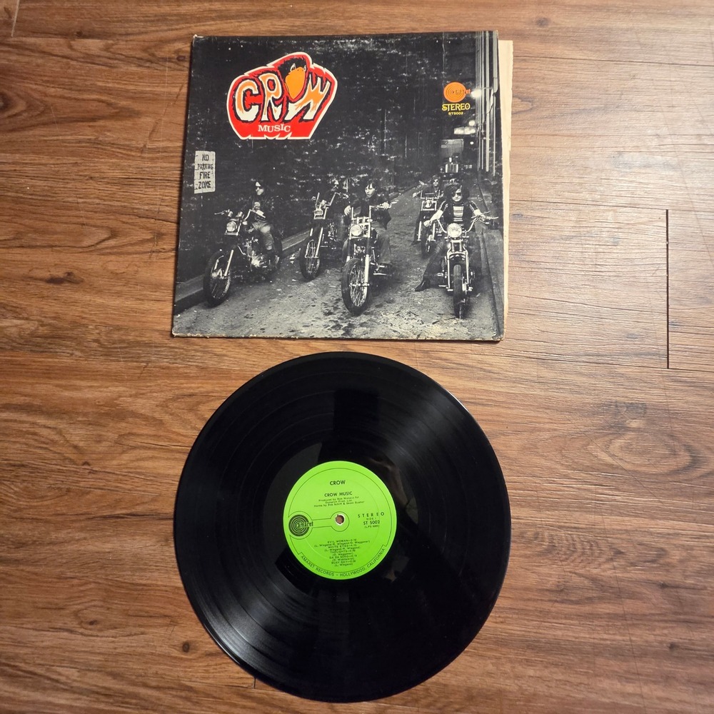Crow – Crow Music Amaret 1969 ST 5002 Evil Woman Vinyl LP Album VG+ VG+/VG+